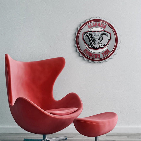 Alabama Crimson Tide: Al Logo - Bottle Cap Wall Sign - The Fan-Brand
