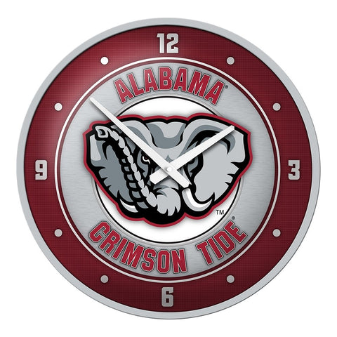Alabama Crimson Tide: Al Logo - Modern Disc Wall Clock - The Fan-Brand