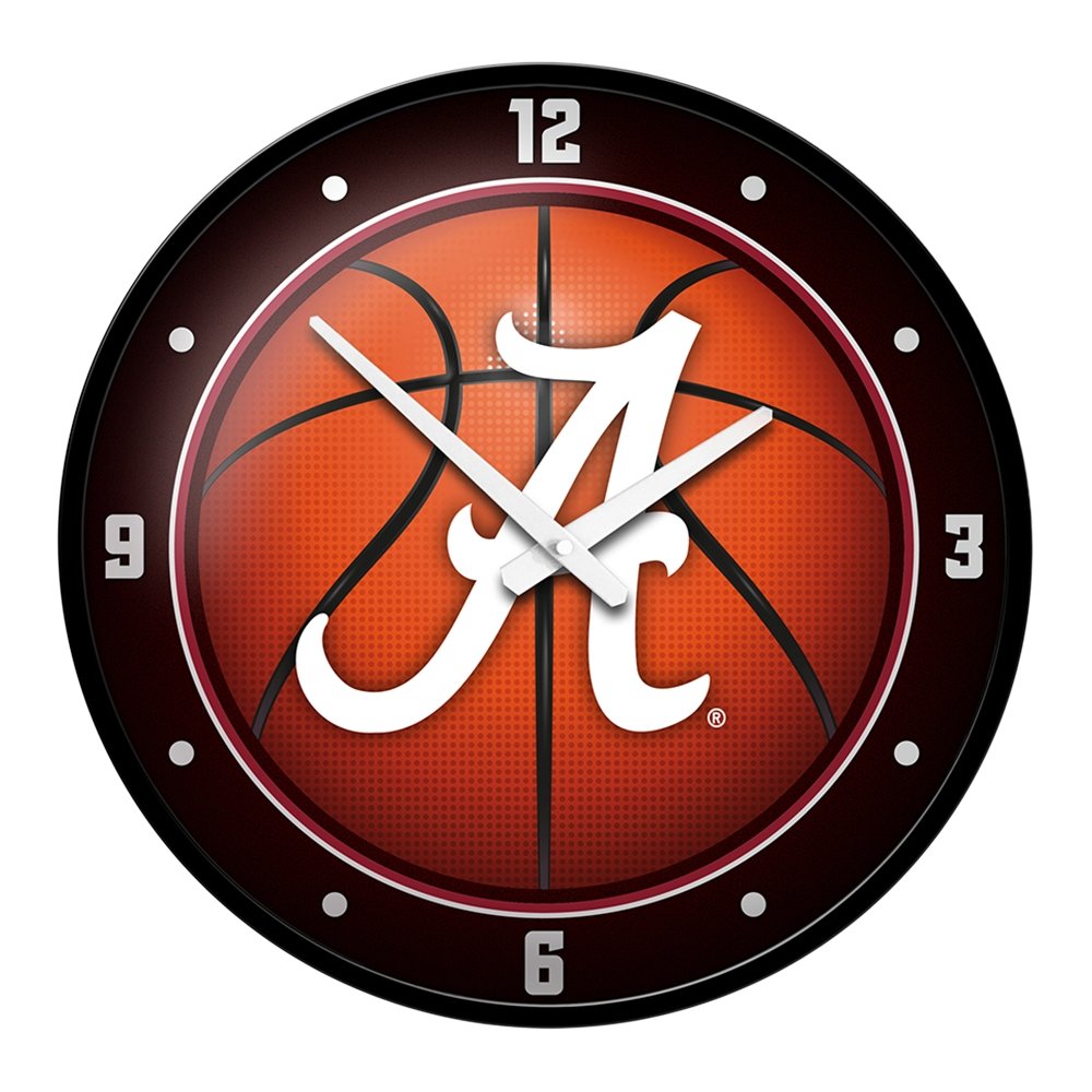 Alabama Crimson Tide: Basketball - Modern Disc Wall Clock - The Fan-Brand