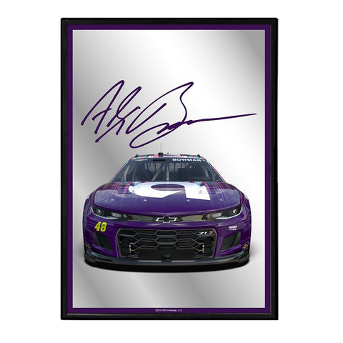 Alex Bowman: Head On - Framed Mirrored Wall Sign - The Fan-Brand