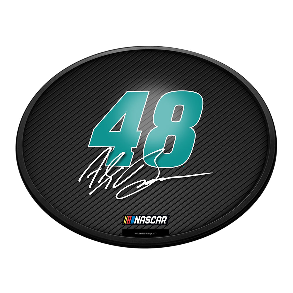 Alex Bowman: Oval Slimline Lighted Wall Sign - The Fan-Brand