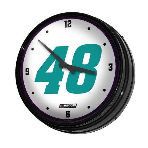 Alex Bowman: Retro Lighted Wall Clock - The Fan-Brand