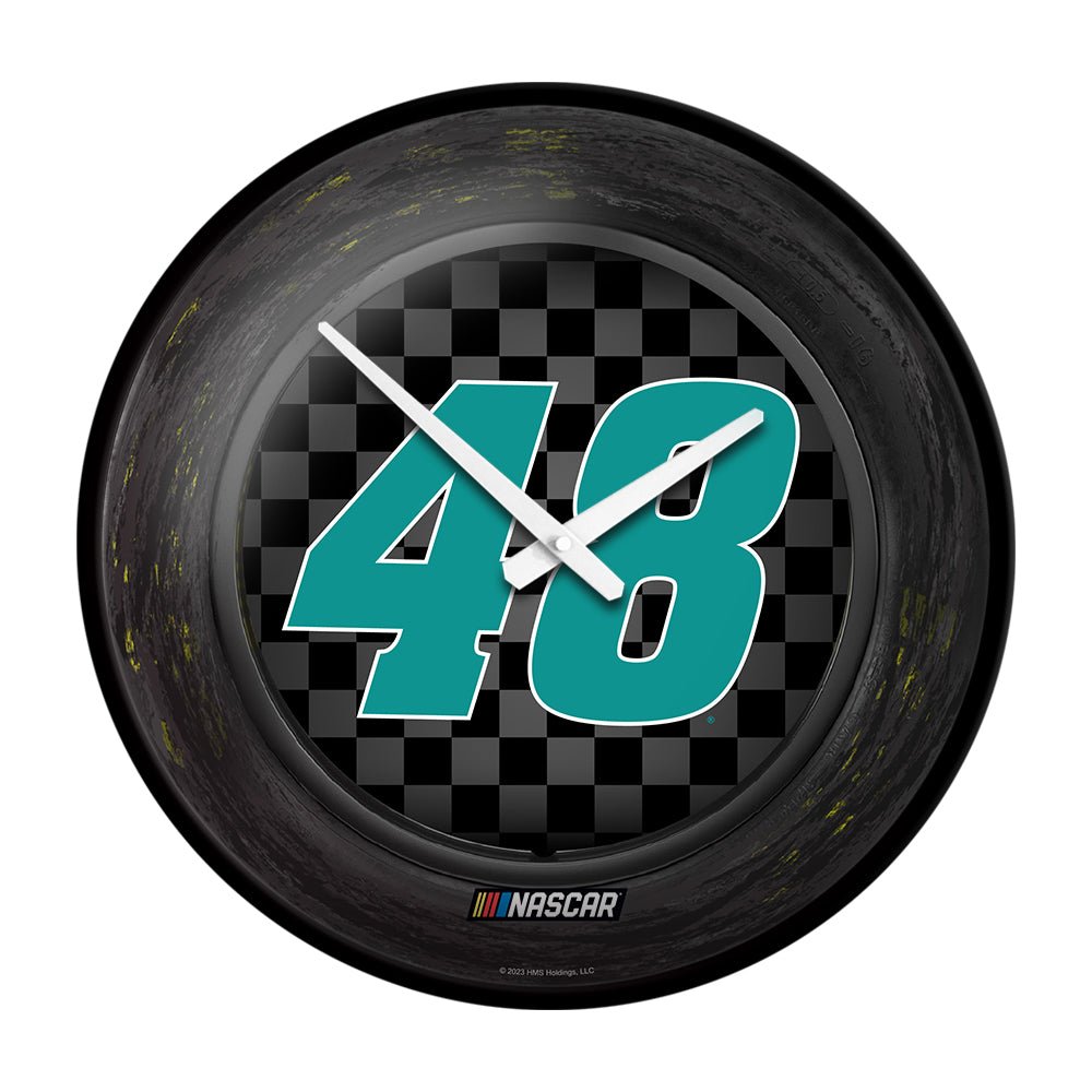 Alex Bowman: Tire Framed - Modern Disc Wall Clock - The Fan-Brand