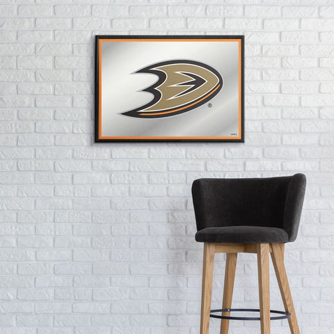 Anaheim Ducks: Framed Mirrored Wall Sign - The Fan-Brand