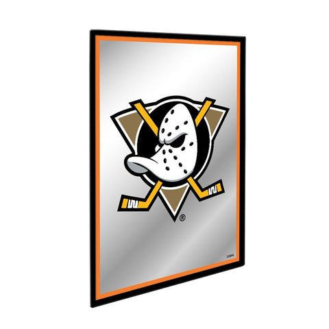 Anaheim Ducks: Logo - Framed Mirrored Wall Sign - The Fan-Brand
