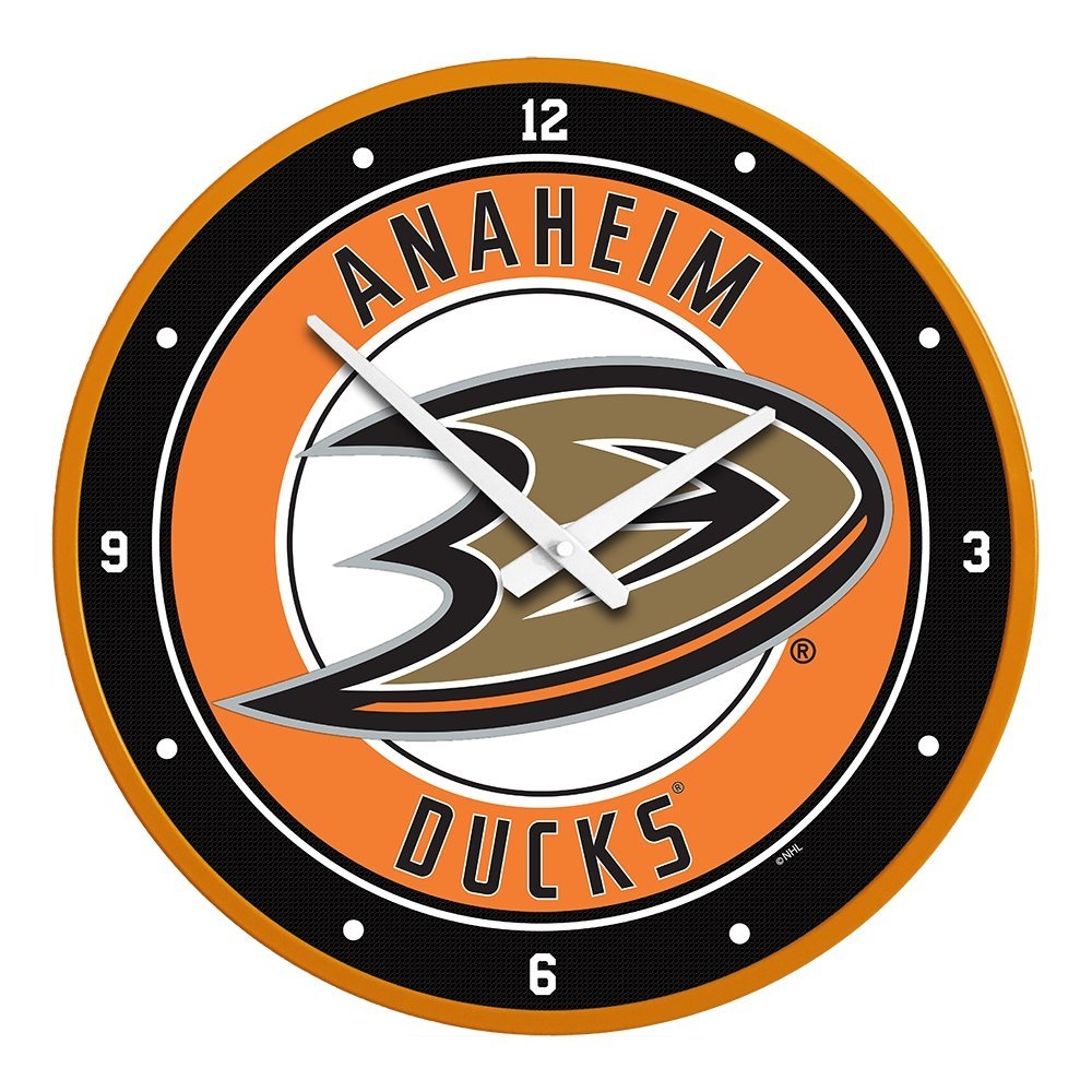 Anaheim Ducks Modern Disc Wall Clock The Fan Brand