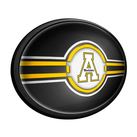 Appalachian State Mountaineers: Original Round Slimline Lighted Wall Sign - The Fan-Brand