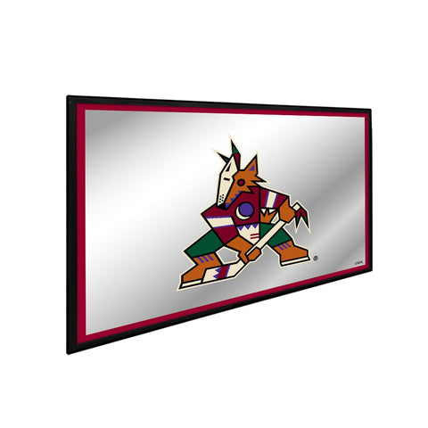 Arizona Coyotes: Framed Mirrored Wall Sign - The Fan-Brand