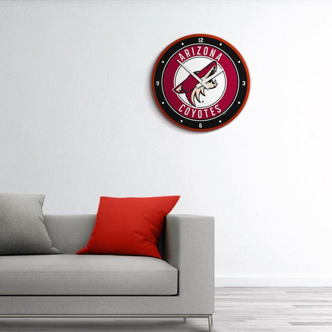 Arizona Coyotes: Modern Disc Wall Clock - The Fan-Brand