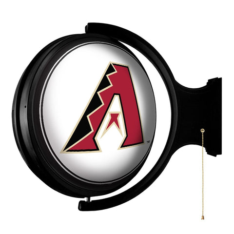Arizona Diamondbacks: Logo - Original Round Rotating Lighted Wall Sign - The Fan-Brand