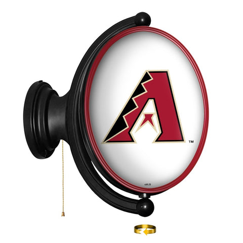 Arizona Diamondbacks: Original Oval Rotating Lighted Wall Sign - The Fan-Brand