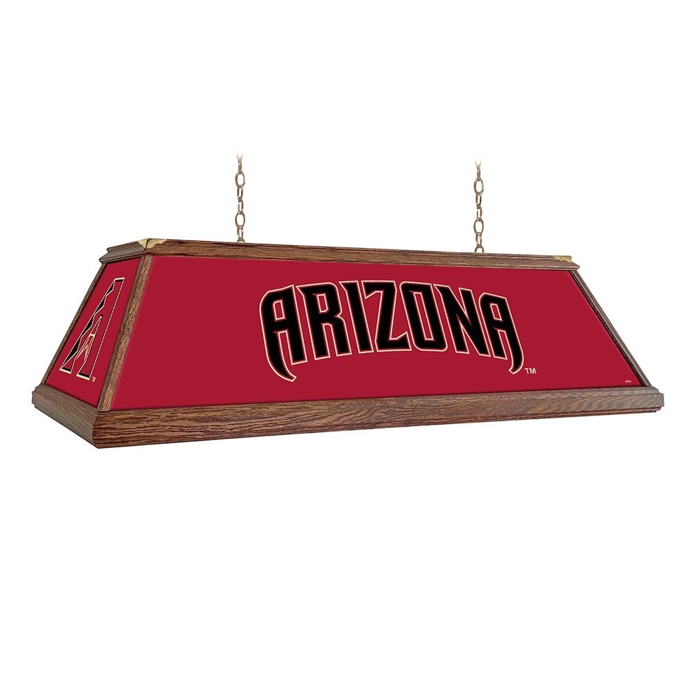 Arizona Diamondbacks: Premium Wood Pool Table Light - The Fan-Brand