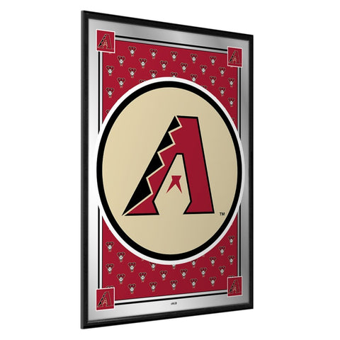 Arizona Diamondbacks: Vertical Team Spirit - Framed Mirrored Wall Sign - The Fan-Brand