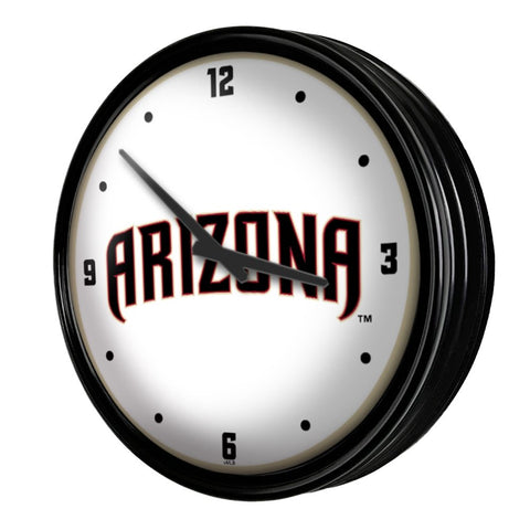 Arizona Coyotes Retro Lighted Wall Clock
