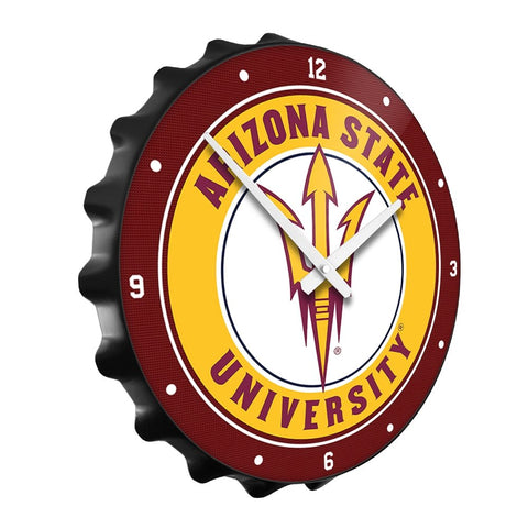 Arizona State Sun Devils: Bottle Cap Wall Clock - The Fan-Brand