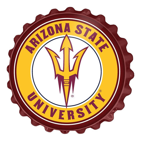 Arizona State Sun Devils: Bottle Cap Wall Sign - The Fan-Brand