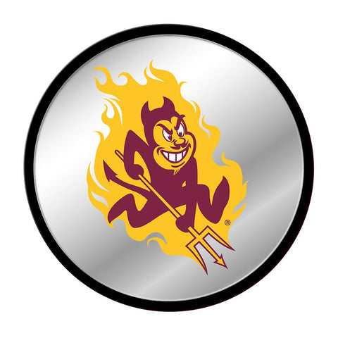 Arizona State Sun Devils: Mascot - Modern Disc Mirrored Wall Sign - The Fan-Brand
