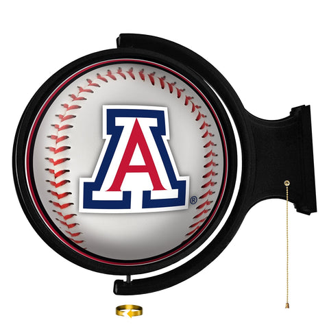 Arizona Wildcats: Baseball - Rotating Lighted Wall Sign - The Fan-Brand