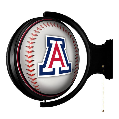 Arizona Wildcats: Baseball - Rotating Lighted Wall Sign - The Fan-Brand