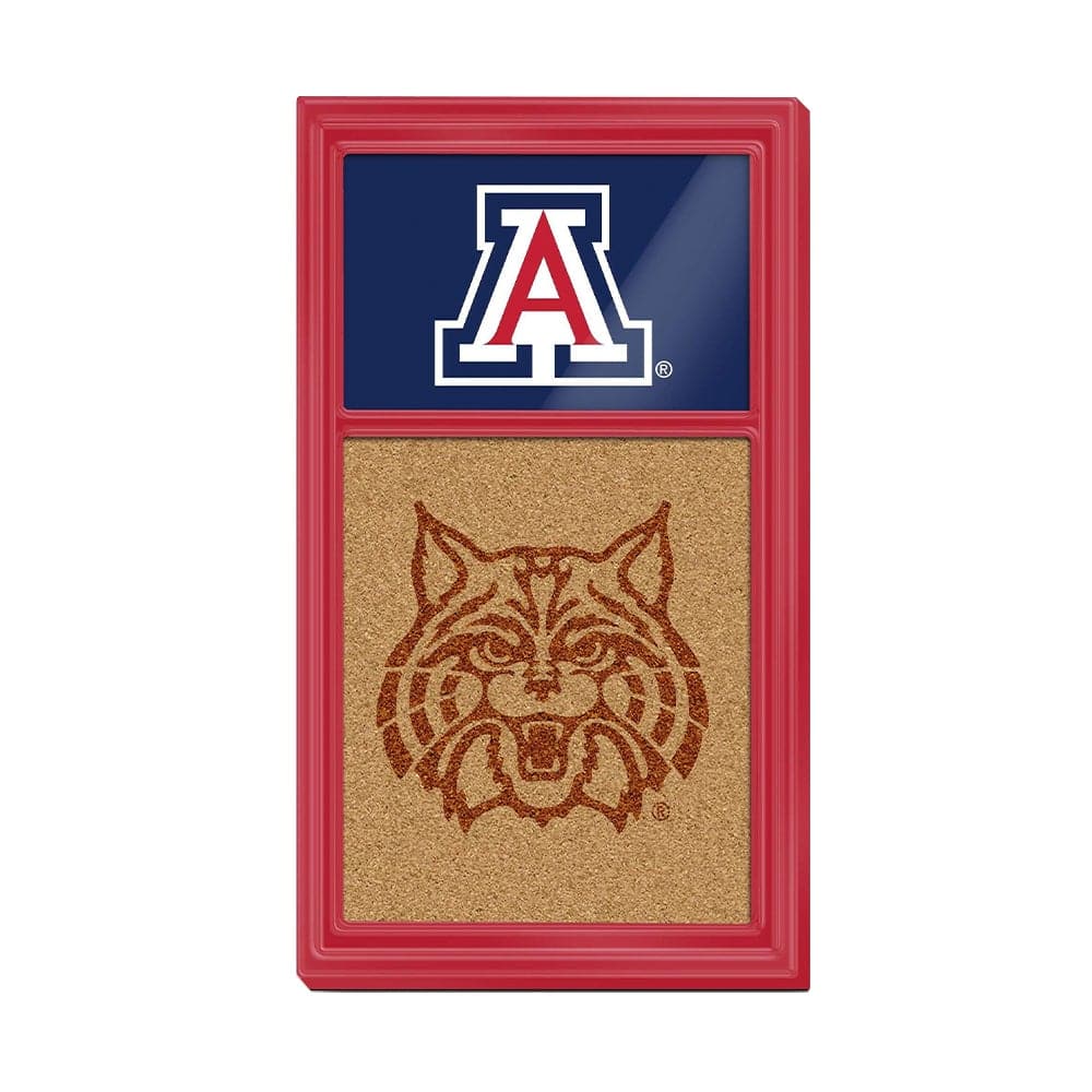 Arizona Wildcats: Dual Logo - Cork Note Board Default Title