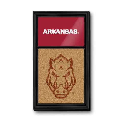 Arkansas Razorbacks: Dual Logos - Cork Note Board - The Fan-Brand