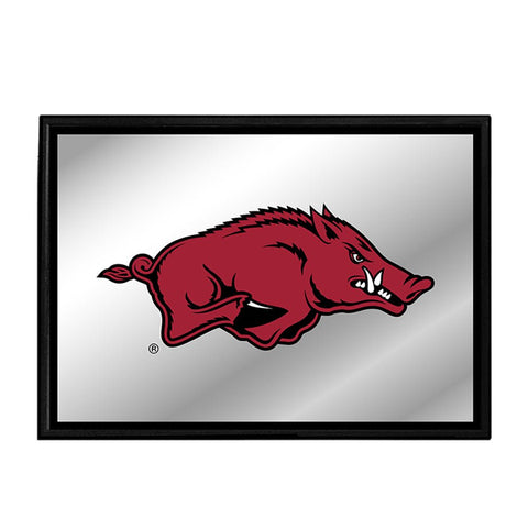 Arkansas Razorbacks: Mascot - Framed Mirrored Wall Sign - The Fan-Brand