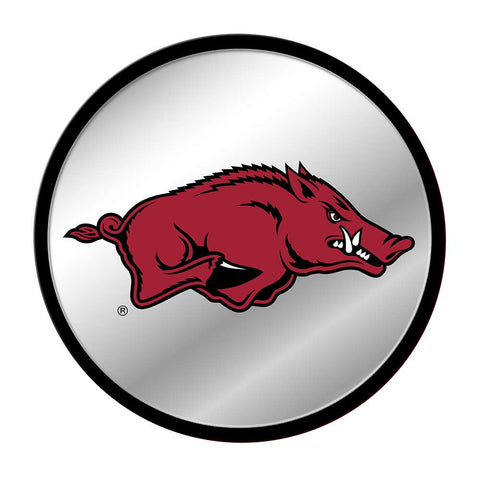 Arkansas Razorbacks: Mascot - Modern Disc Mirrored Wall Sign - The Fan-Brand