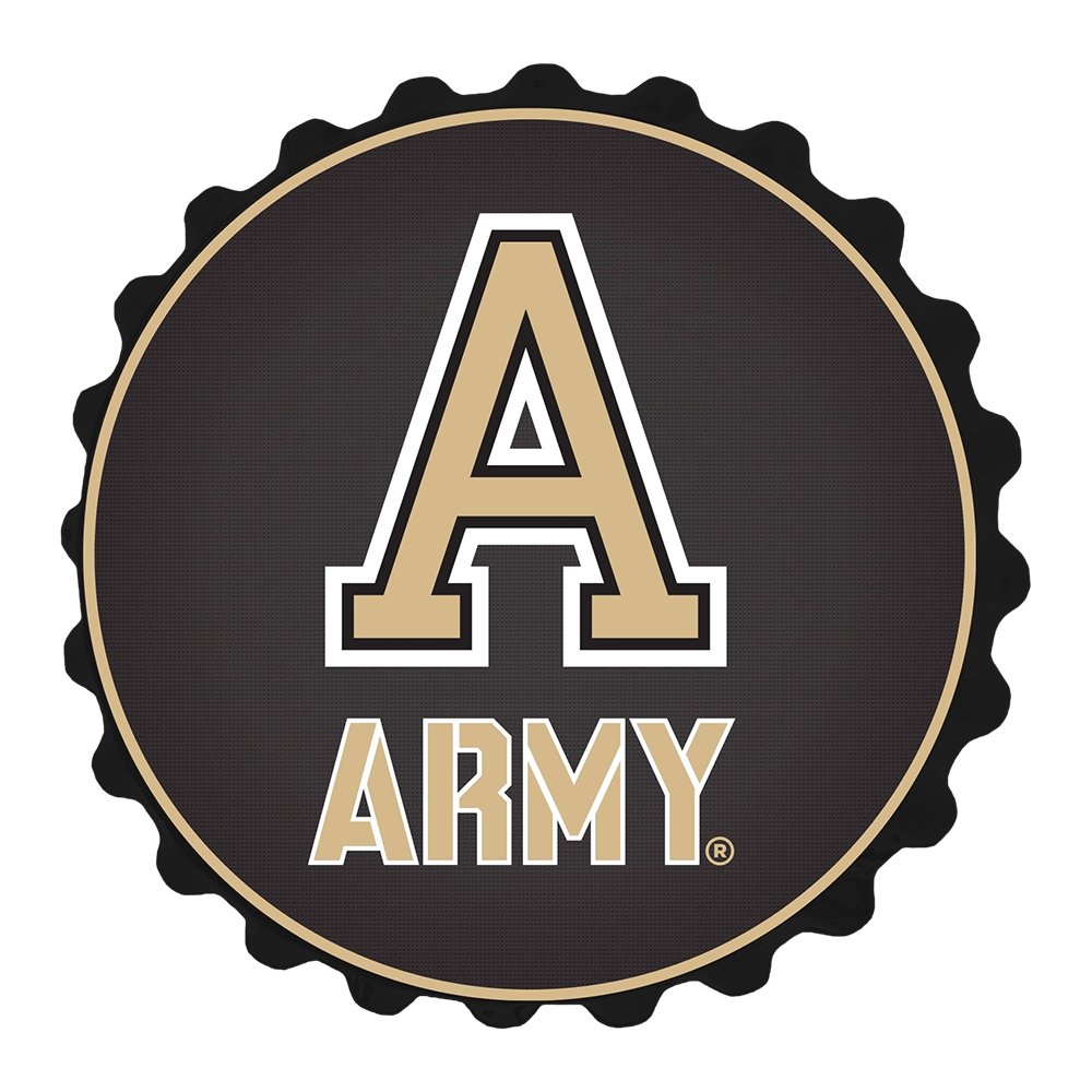 Army Black Knights: Army - Bottle Cap Wall Sign - The Fan-Brand