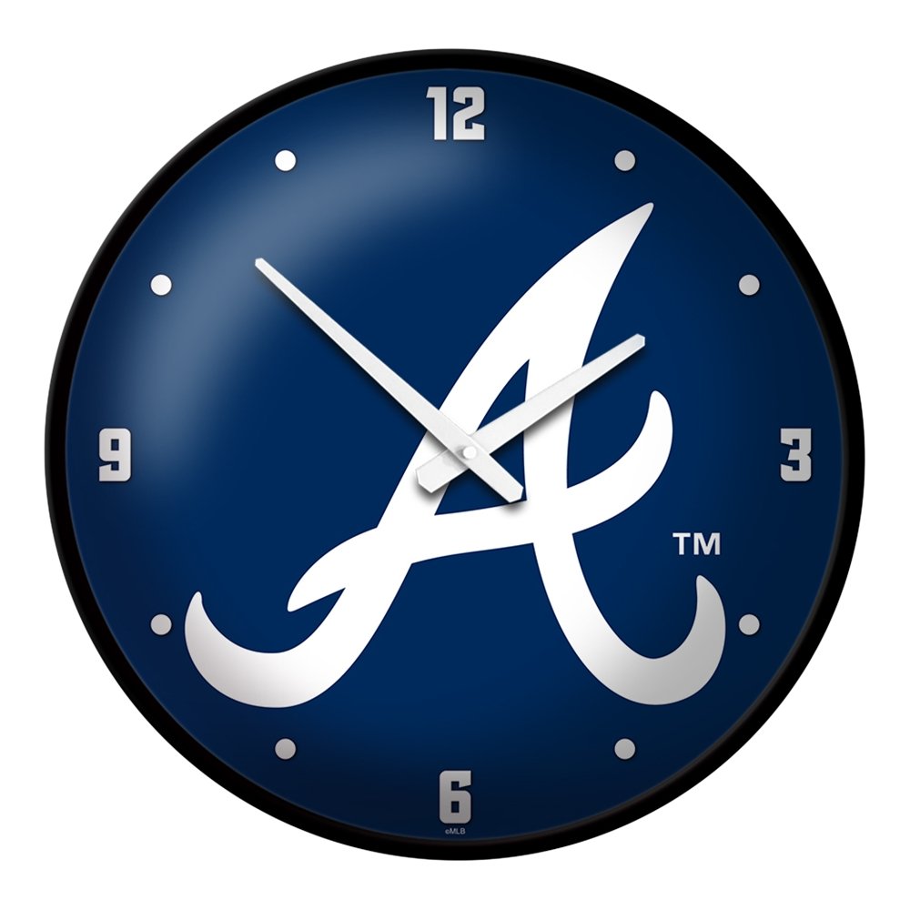 Atlanta Braves: Alternate Logo - Modern Disc Wall Clock - The Fan-Brand