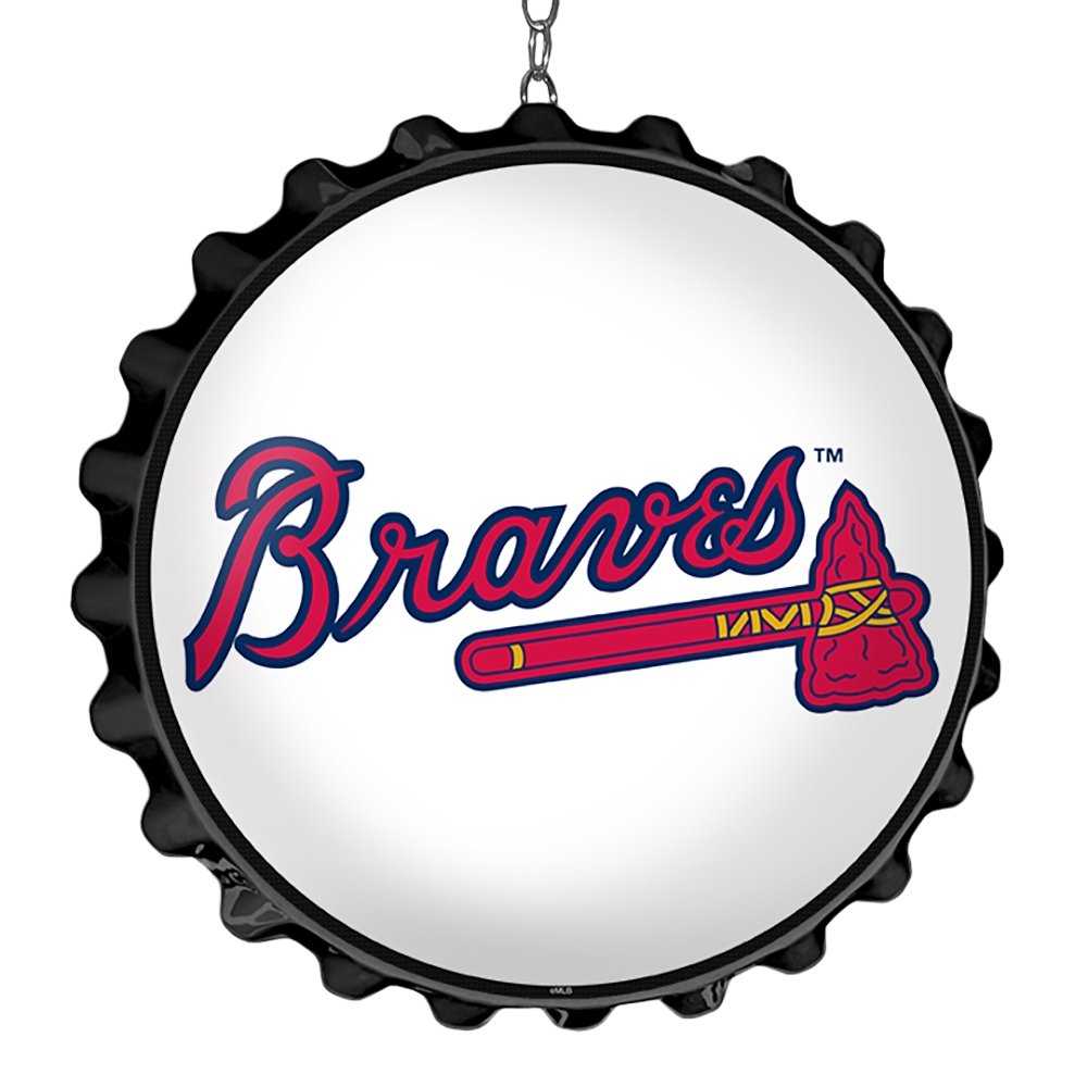 Atlanta Braves: Bottle Cap Wall Light - The Fan-Brand