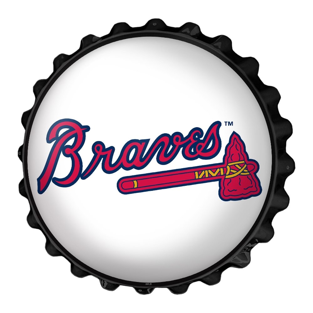Atlanta Braves: Bottle Cap Wall Sign - The Fan-Brand