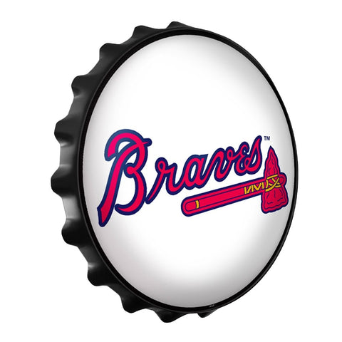 Atlanta Braves: Bottle Cap Wall Sign - The Fan-Brand