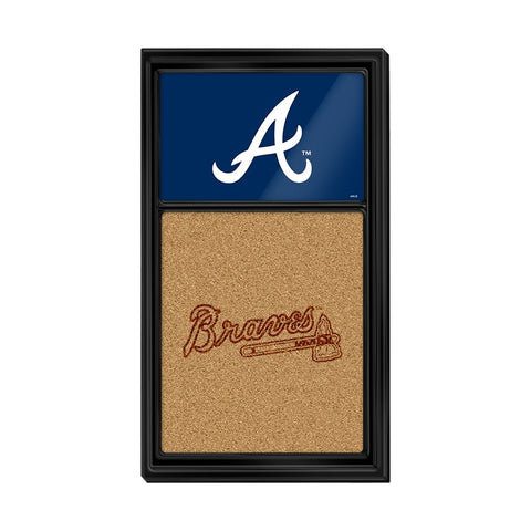 Atlanta Braves: Dual Logo - Cork Note Board - The Fan-Brand