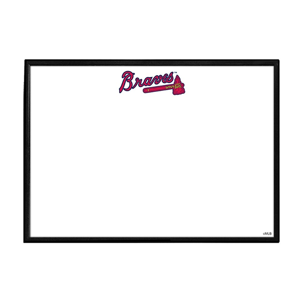 Atlanta Braves: Framed Dry Erase Wall Sign - The Fan-Brand