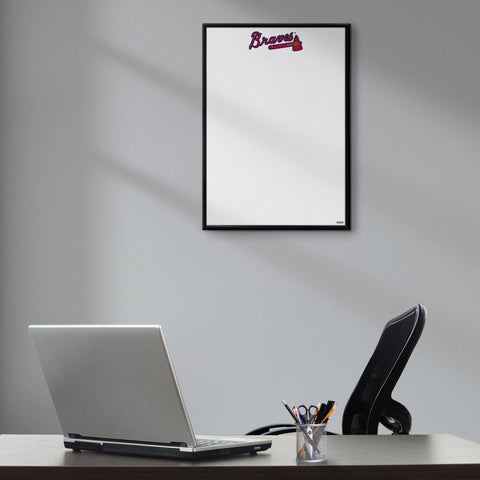 Atlanta Braves: Framed Dry Erase Wall Sign - The Fan-Brand