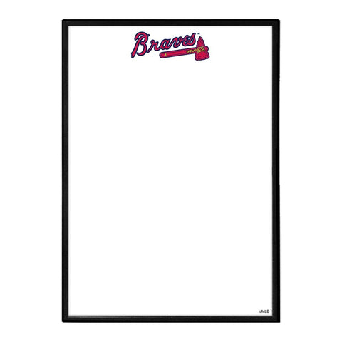 Atlanta Braves: Framed Dry Erase Wall Sign - The Fan-Brand