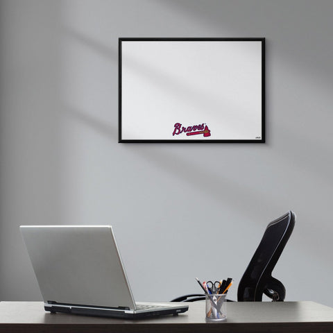 Atlanta Braves: Framed Dry Erase Wall Sign - The Fan-Brand