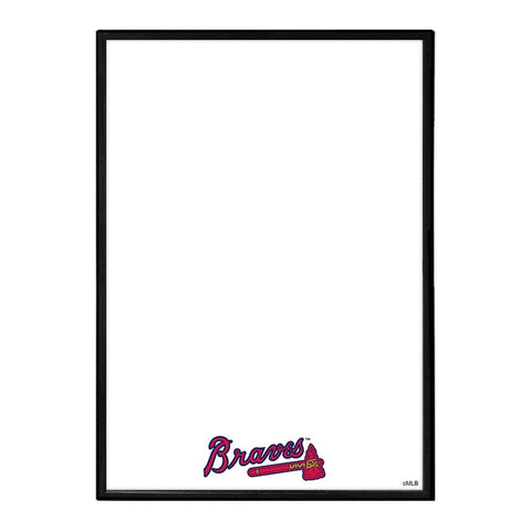 Atlanta Braves: Framed Dry Erase Wall Sign - The Fan-Brand