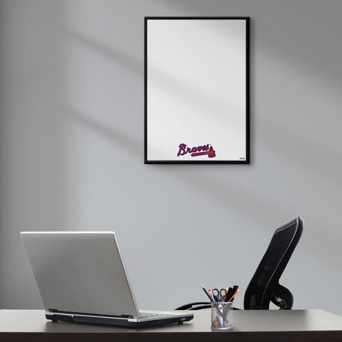 Atlanta Braves: Framed Dry Erase Wall Sign - The Fan-Brand