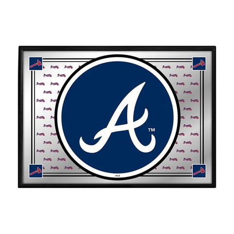 Atlanta Braves: Team Spirit - Framed Mirrored Wall Sign - The Fan-Brand