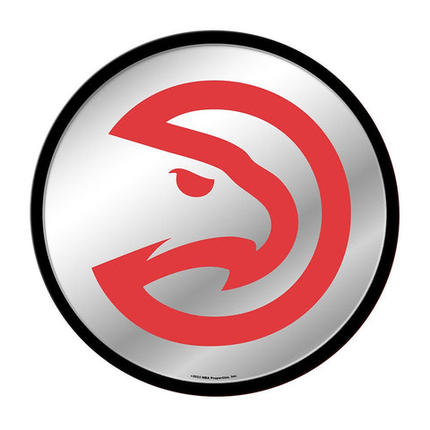 Atlanta Hawks: Modern Disc Mirrored Wall Sign - The Fan-Brand