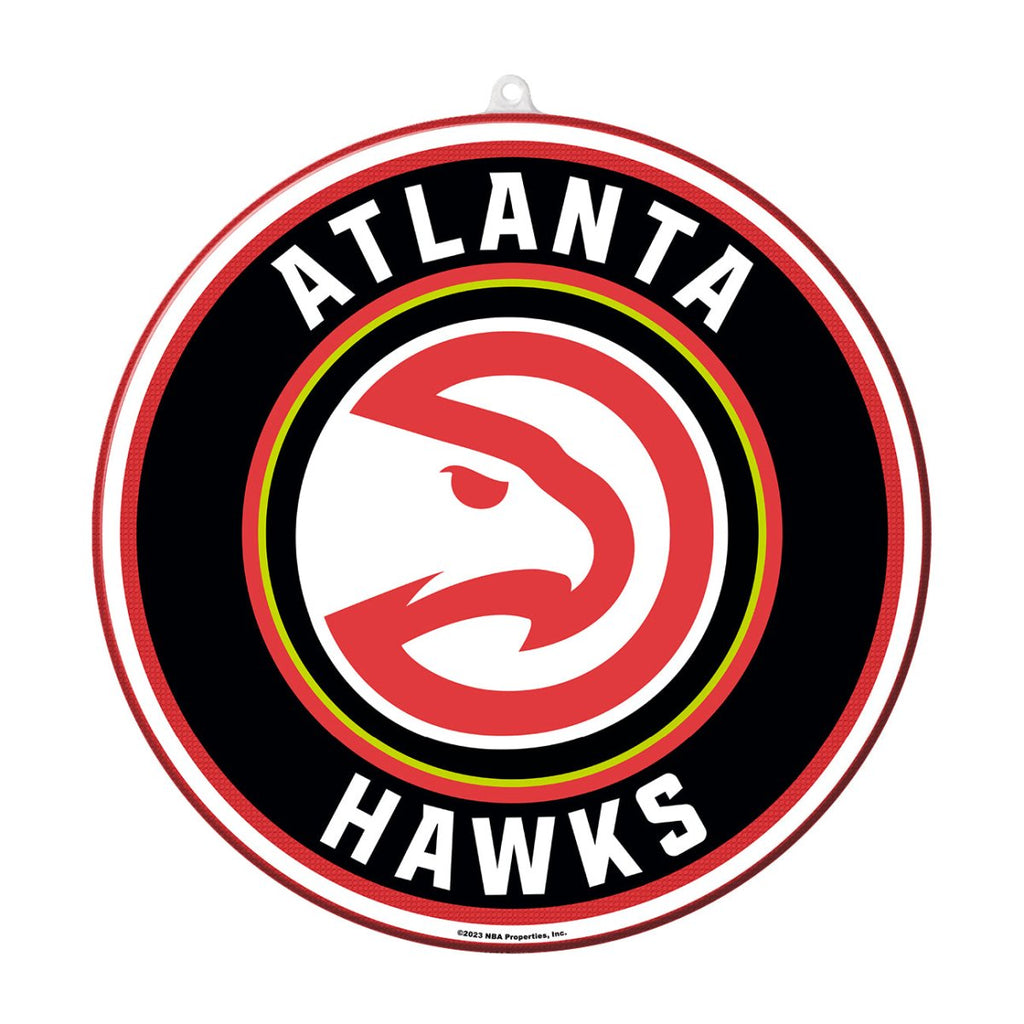 Atlanta Hawks: Sun Catcher Ornament 4- Pack - The Fan-Brand