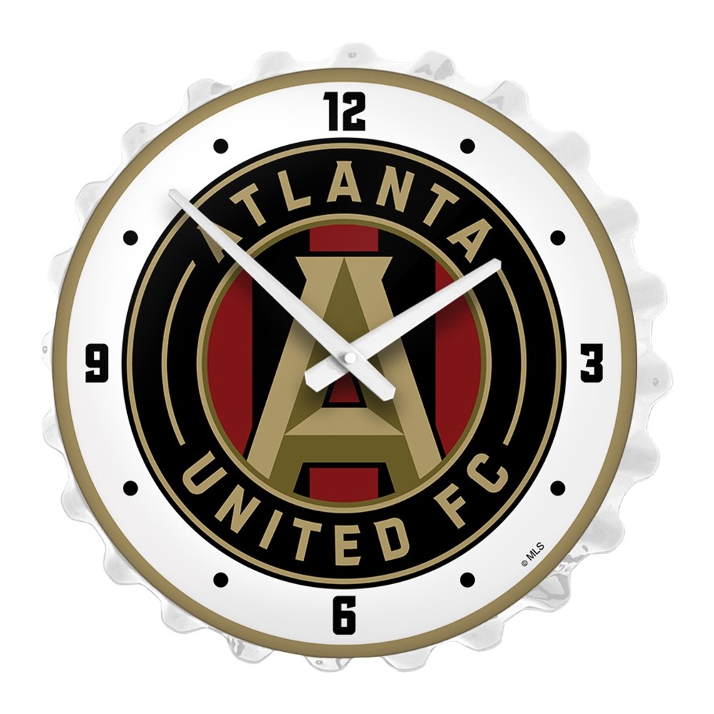 Atlanta United: Bottle Cap Lighted Wall Clock - The Fan-Brand