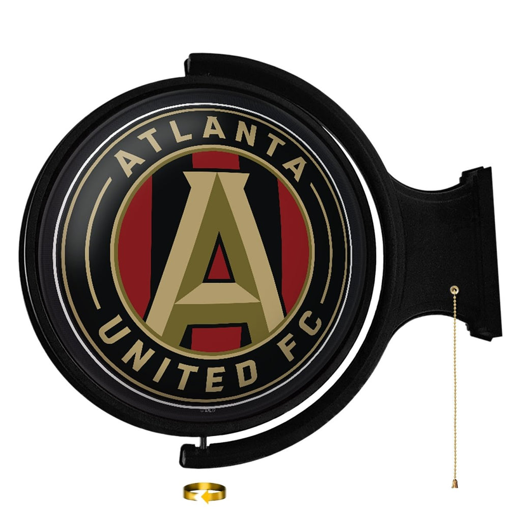 Atlanta United: Original Round Rotating Lighted Wall Sign - The Fan-Brand