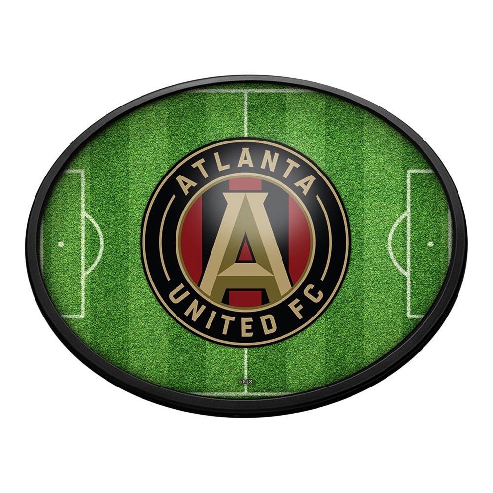 Atlanta United: Pitch - Oval Slimline Lighted Wall Sign - The Fan-Brand