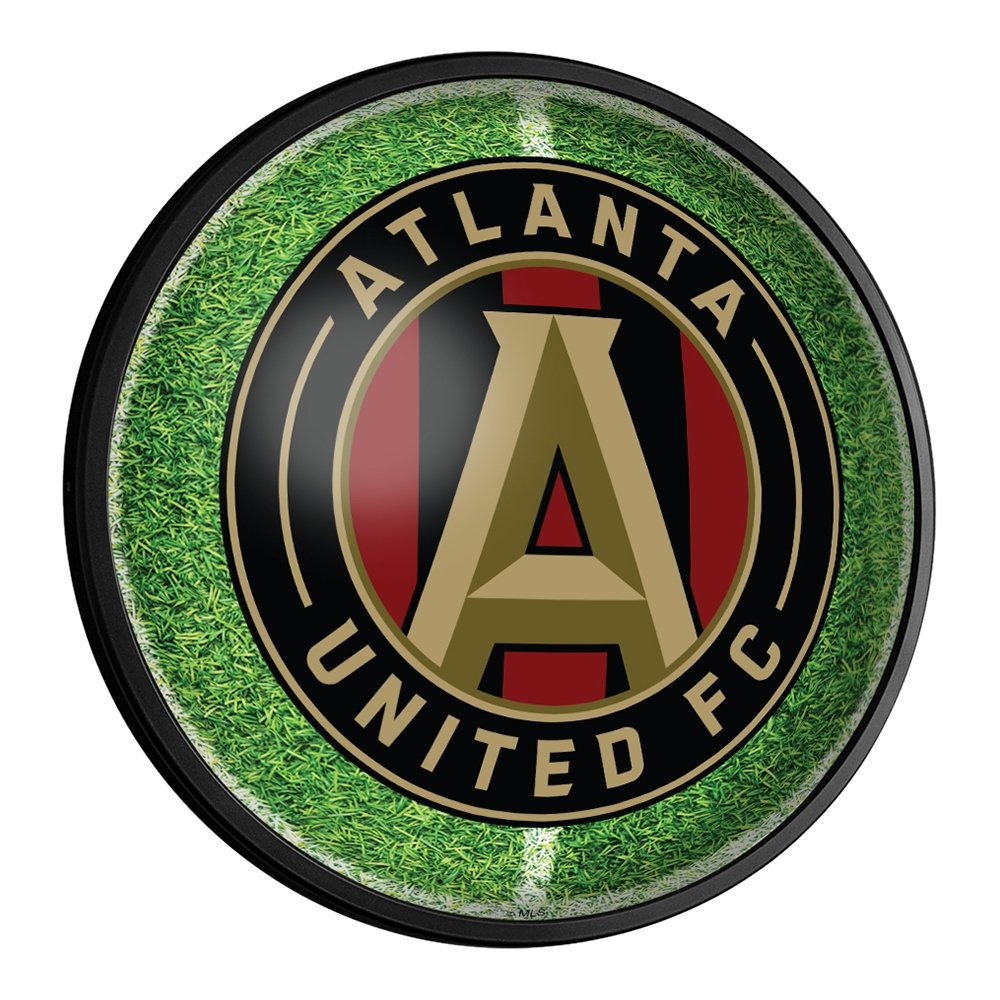 Atlanta United: Pitch - Round Slimline Lighted Wall Sign - The Fan-Brand