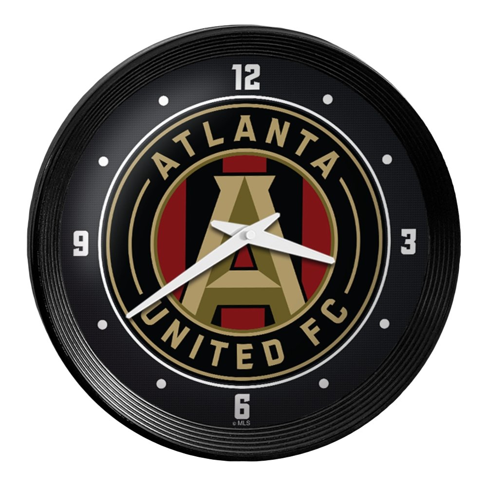 Atlanta United: Ribbed Frame Wall Clock - The Fan-Brand