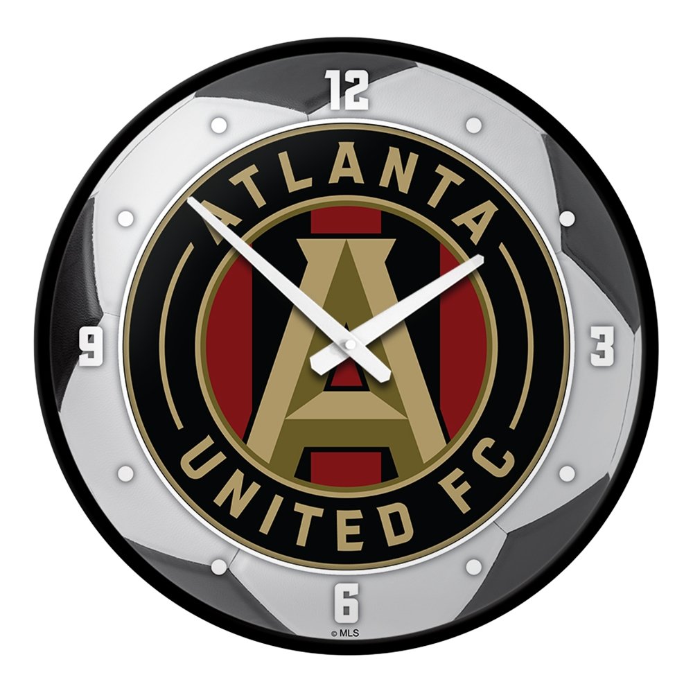 Atlanta United: Soccer Ball - Modern Disc Wall Clock - The Fan-Brand