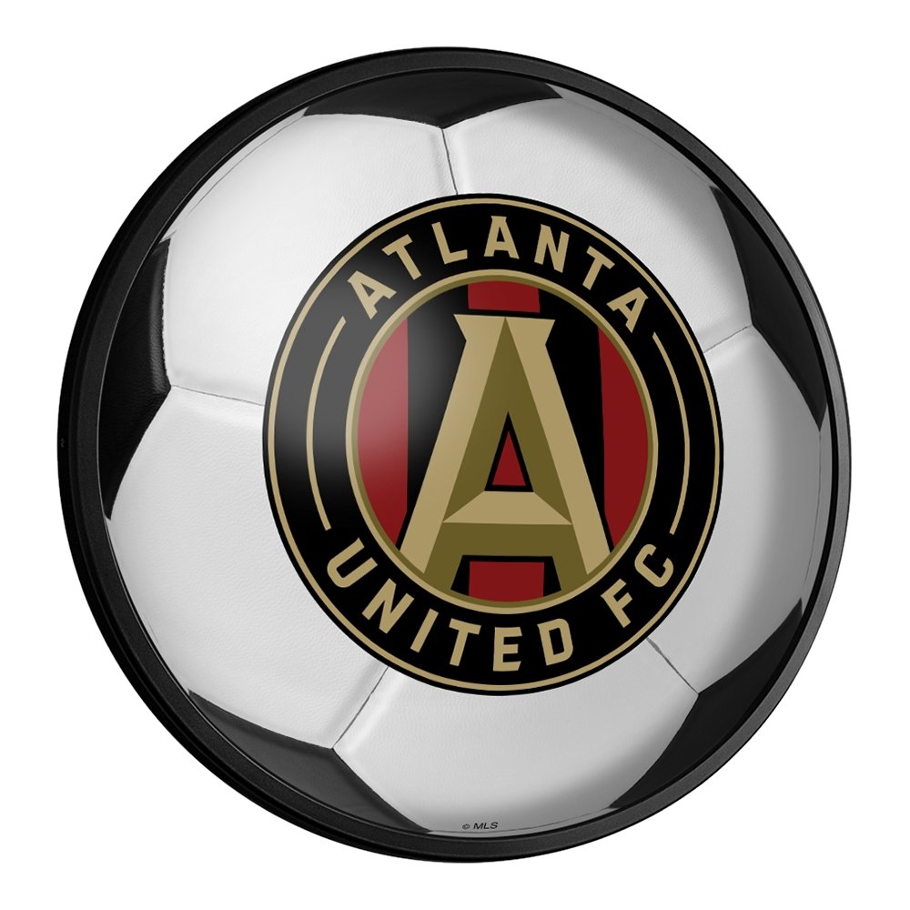 Atlanta United: Soccer - Round Slimline Lighted Wall Sign - The Fan-Brand