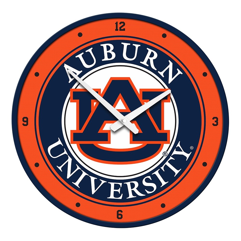 Auburn Tigers: Modern Disc Wall Clock - The Fan-Brand
